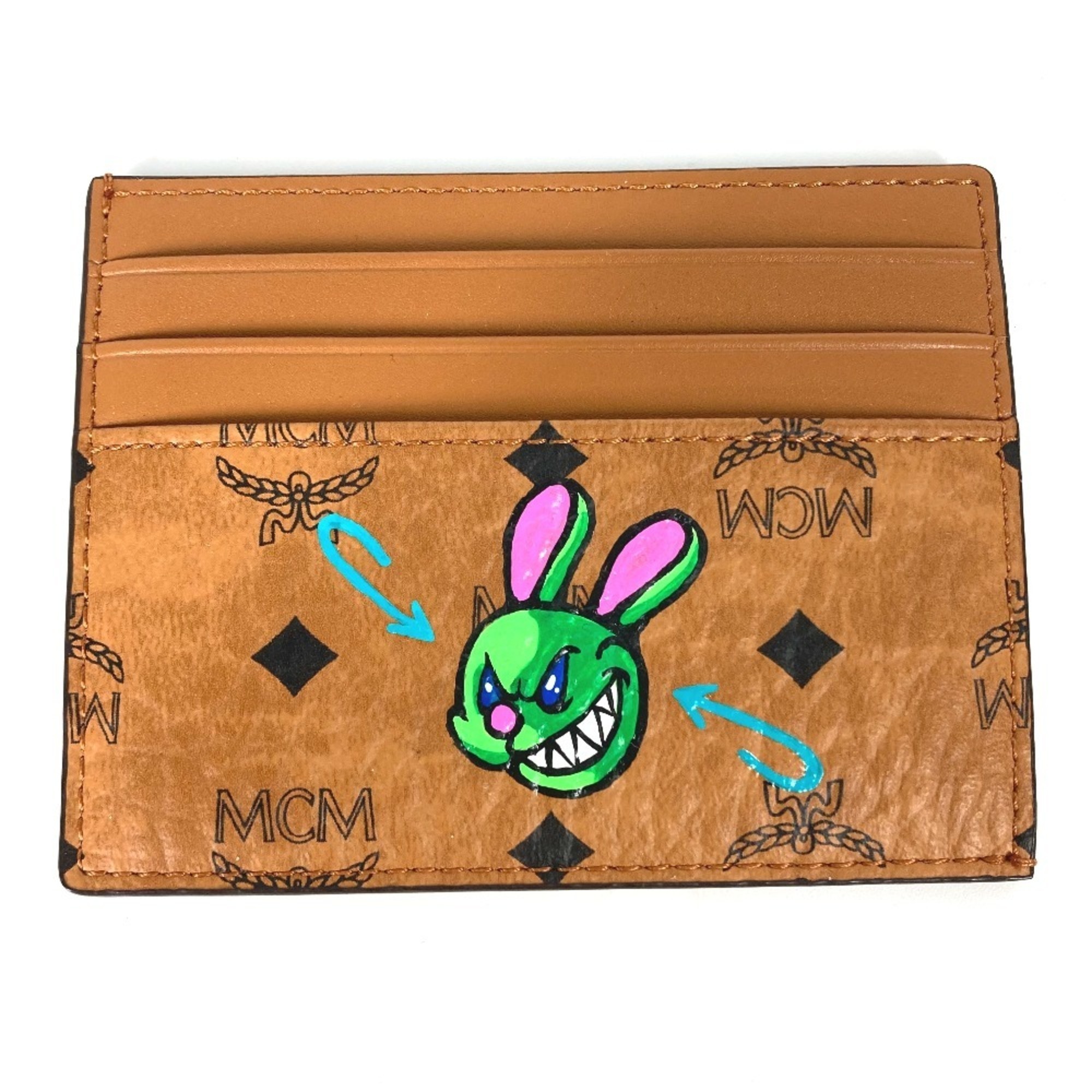Mcm Business Card Holder Pass Case Visetos Rabbit Sambypen Collaboration Samb...